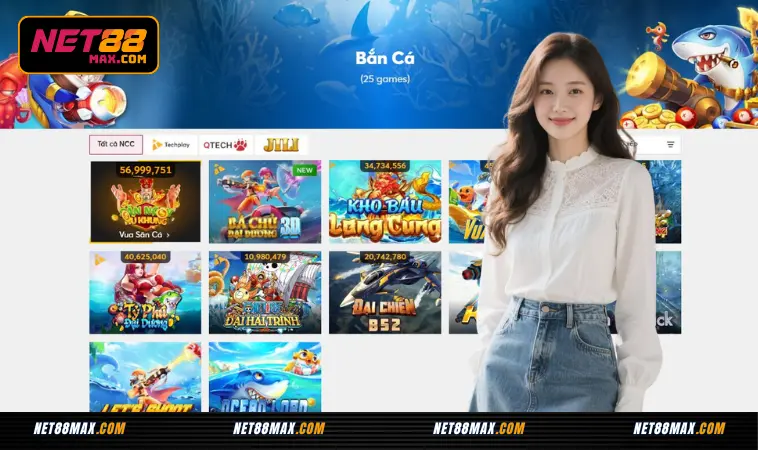 Net88 - Chơi Nét Như Nhà Cái Net 88 2025 91 Bắn cá: Chuyên mục game 3D cực kỳ ăn khách tại Net88